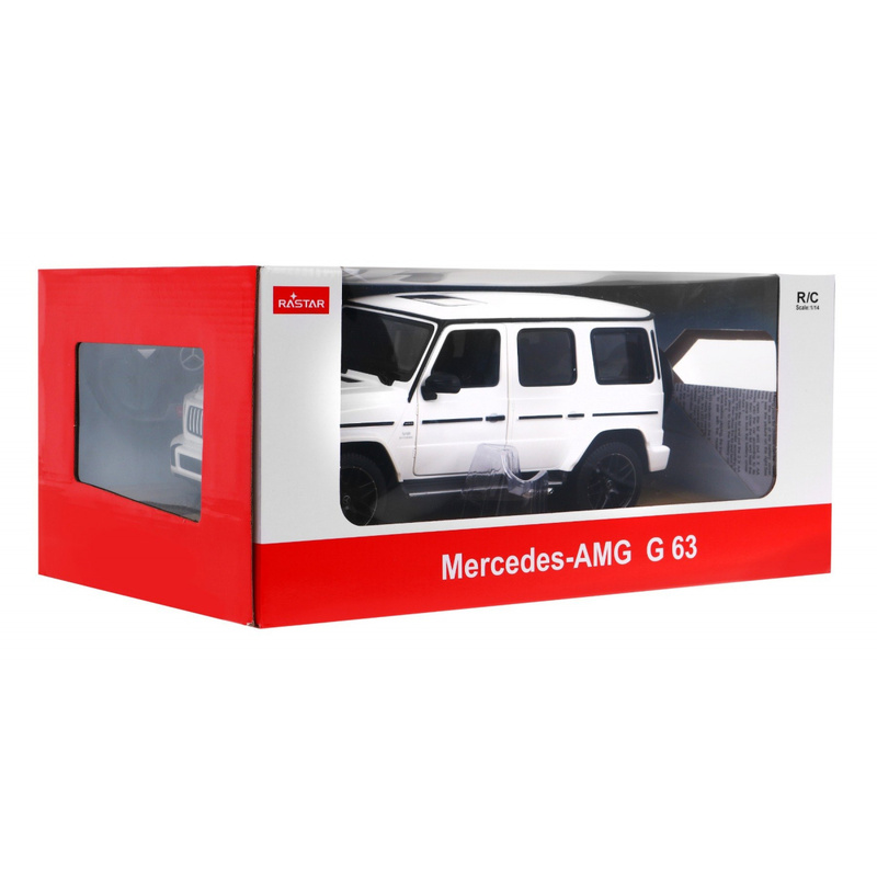 Mercedes Benz G63 tālvadības pults, 1:14, balts