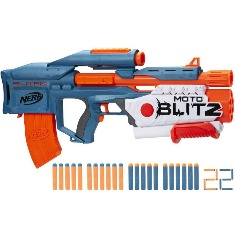 automātiskā šautene 2in1 - nerf elite 2.0