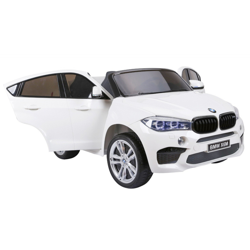 Divvietīgs elektromobilis "BMW X6M XXL", balts