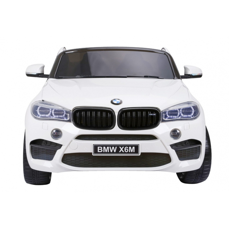 Divvietīgs elektromobilis "BMW X6M XXL", balts