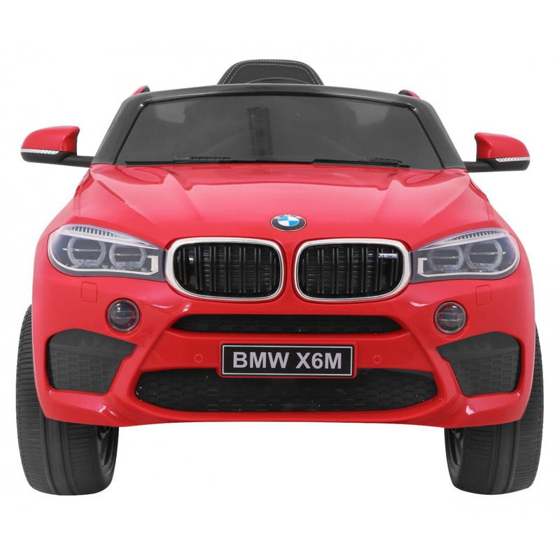 BMW X6M vienvietīgs elektromobilis, sarkans