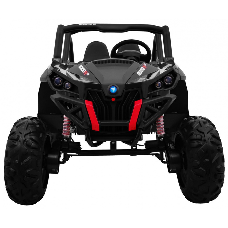 Elektriskais auto Buggy Super Star 4 x 4, melns