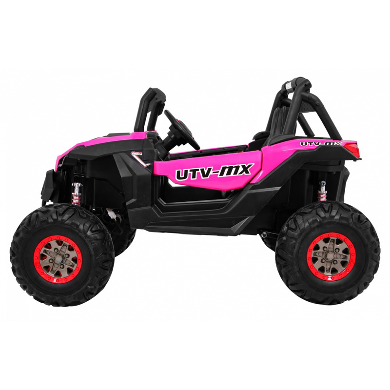 Elektriskais auto Buggy Super Star 4 x 4, rozā krāsā