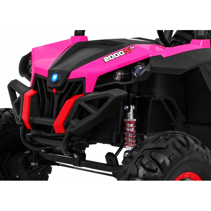 Elektriskais auto Buggy Super Star 4 x 4, rozā krāsā