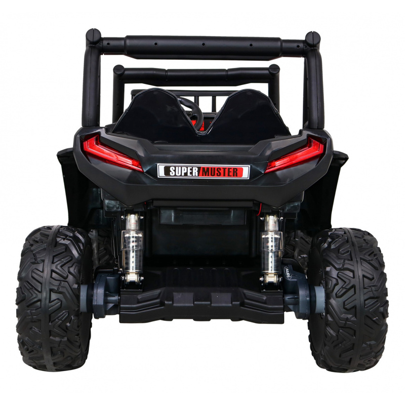 Divvietīgs elektriskais automobilis Buggy UTV, sarkans