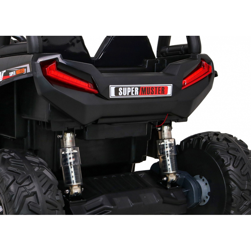 Divvietīgs elektriskais automobilis Buggy UTV, sarkans