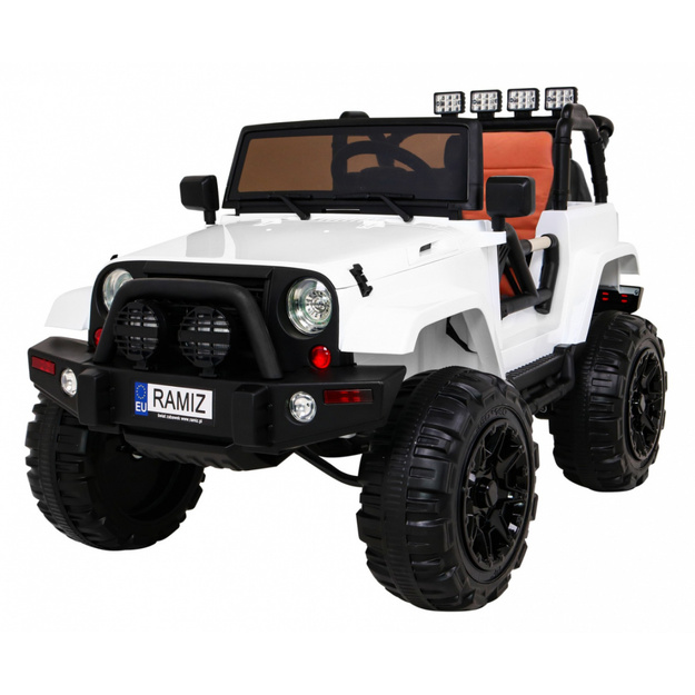 Jeep All Terrain elektriskais vienvietīgais sēdeklis, balts