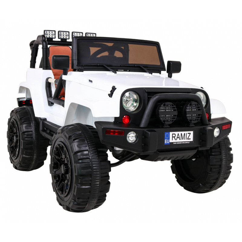 Jeep All Terrain elektriskais vienvietīgais sēdeklis, balts