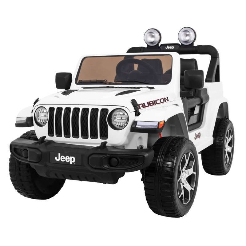 Jeep Wrangler Rubicon elektriskais divvietīgais, balts