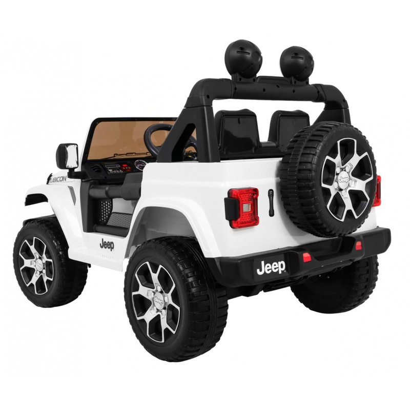 Jeep Wrangler Rubicon elektriskais divvietīgais, balts