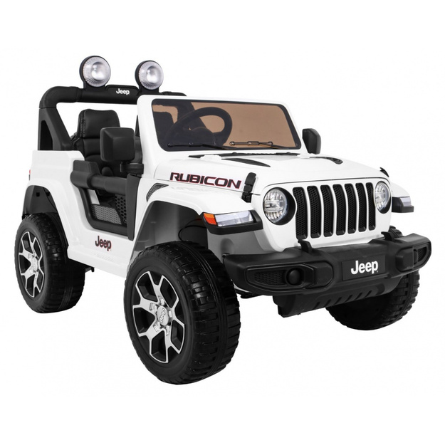 Jeep Wrangler Rubicon elektriskais divvietīgais, balts