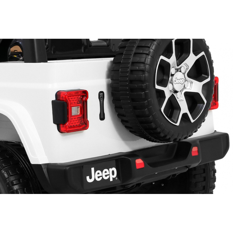 Jeep Wrangler Rubicon elektriskais divvietīgais, balts