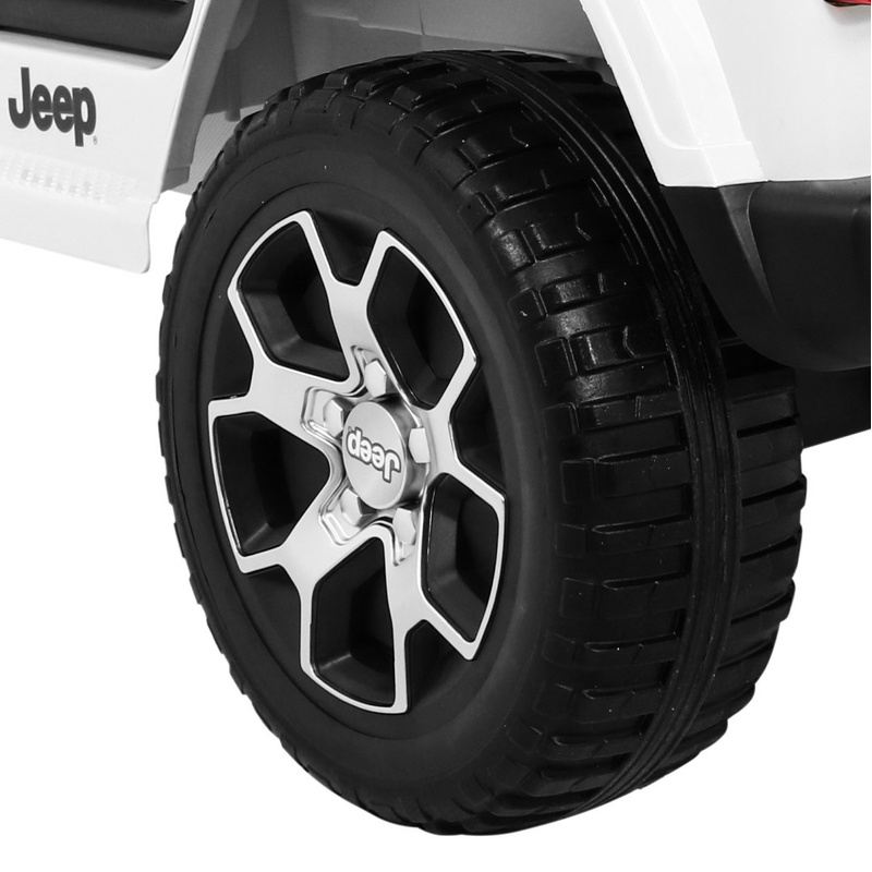 Jeep Wrangler Rubicon elektriskais divvietīgais, balts