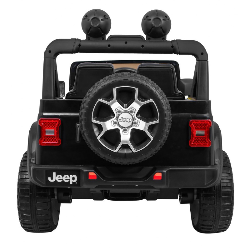 Jeep Wrangler Rubicon elektriskais divvietīgais, melns