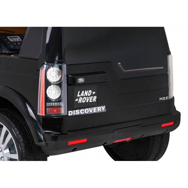 Land Rover Discovery vienvietīgs elektromobilis, melns