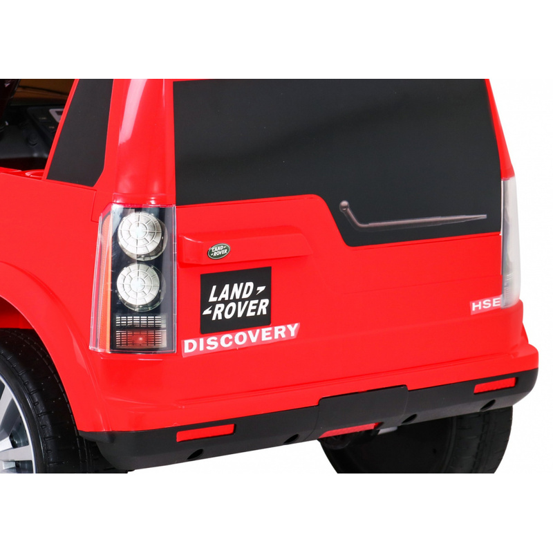 Elektromobilis "Land Rover Discovery", sarkans