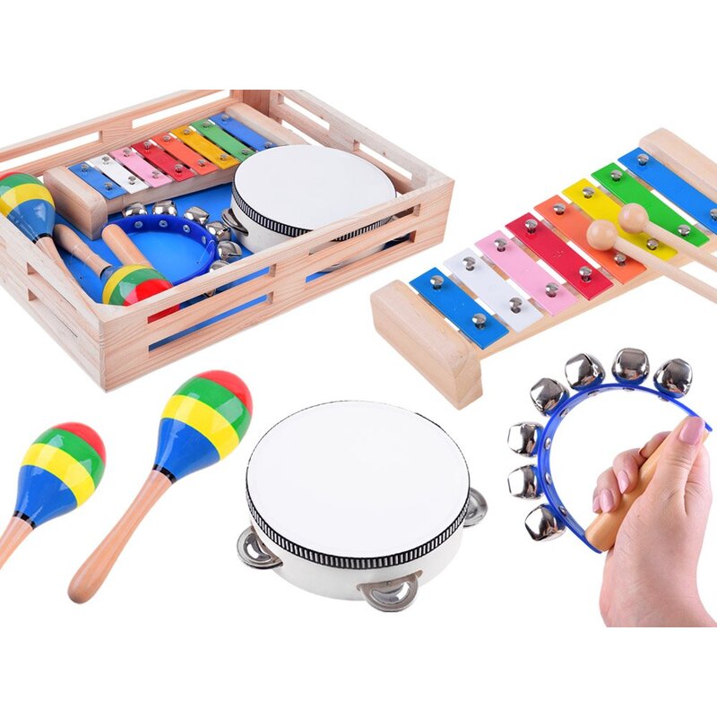 Koka mūzikas instrumenti, 4in1