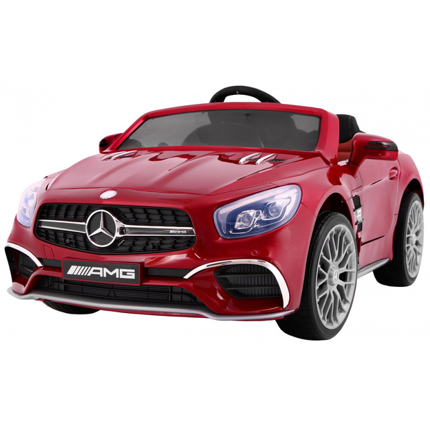 Bērnu elektromobilis "Mercedes AMG SL65", sarkans - lakots