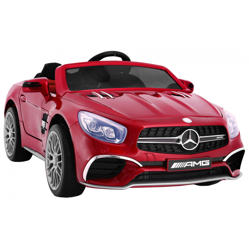 Bērnu elektromobilis "Mercedes AMG SL65", sarkans - lakots