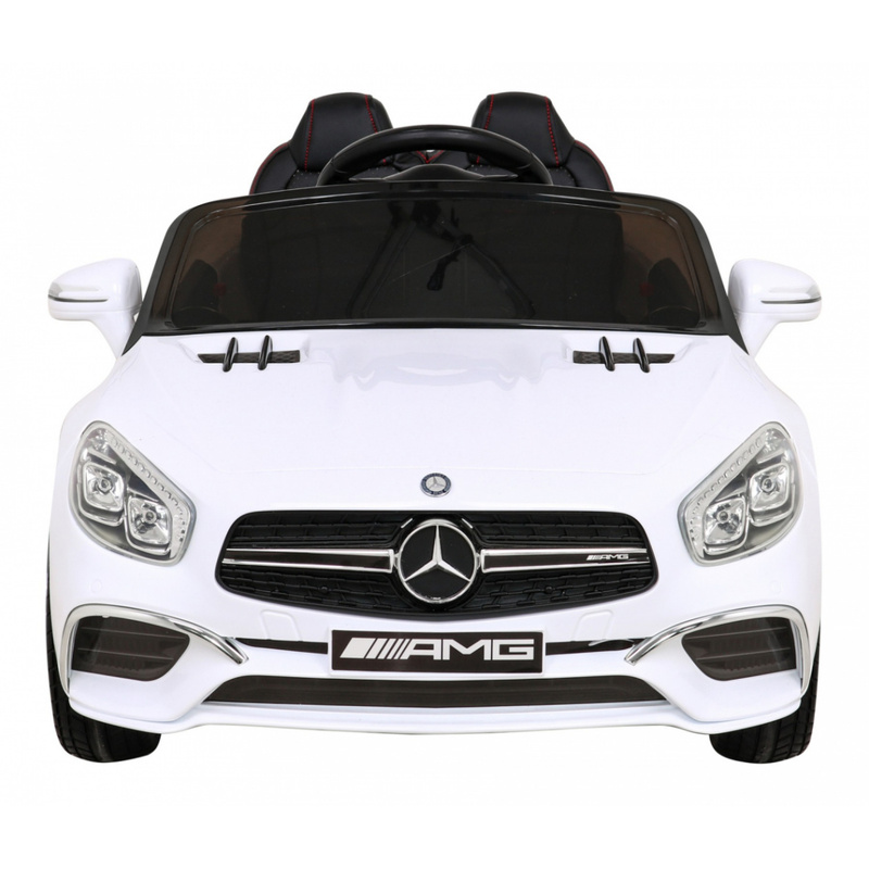 Bērnu vienvietīgs elektromobilis Mercedes Benz AMG SL65 S, balts