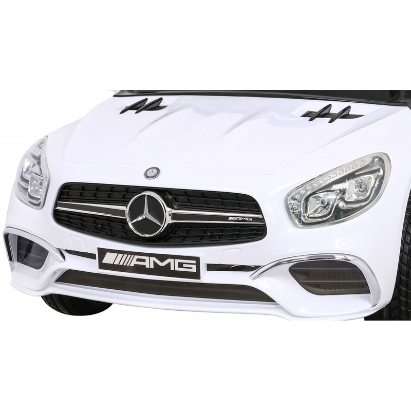 Bērnu vienvietīgs elektromobilis Mercedes Benz AMG SL65 S, balts