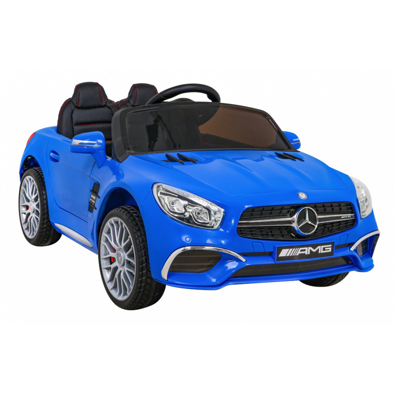 Mercedes Benz AMG SL65 S vienvietīgs elektromobilis, zils