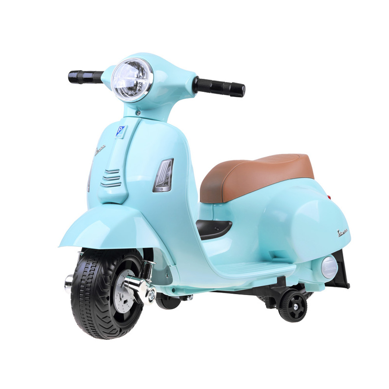 Bērnu elektriskais motorollers Vespa, rozā