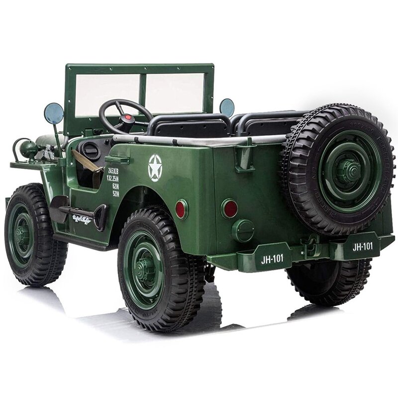 J E E P Willys pilots 3-vietīgs militārais elektriskais SUV