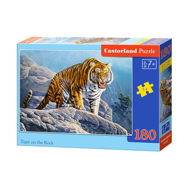 Puzle Castorland Tiger on the Rock, 180 daļas