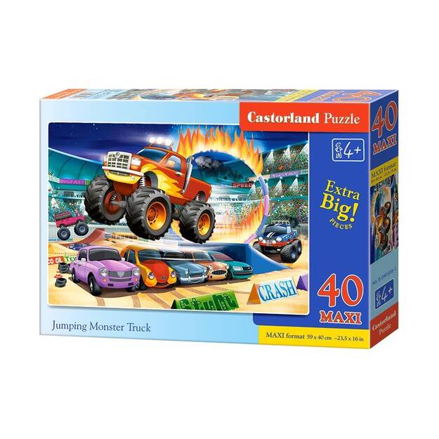 Puzle Castorland Jumping Monster Truck, 40 daļu