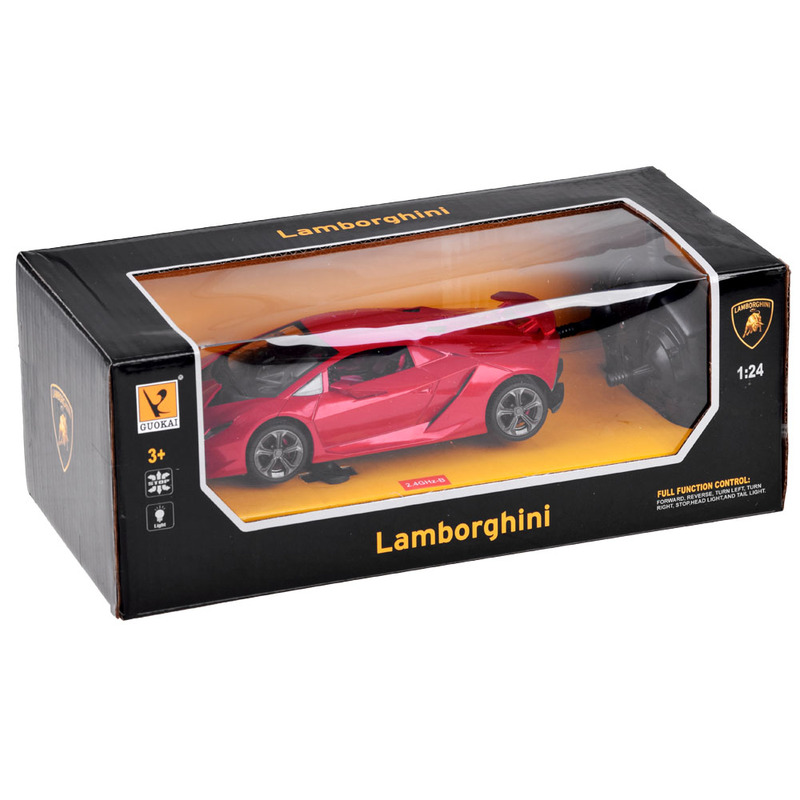 Tālvadības automašīna - Lamborghini, sarkana