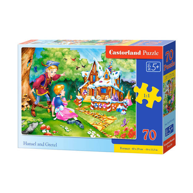 Puzle Castorland Hansel & Gretel, 70 daļas