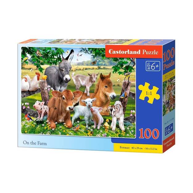 Castorland On the Farm Puzzle, 100 gabaliņi