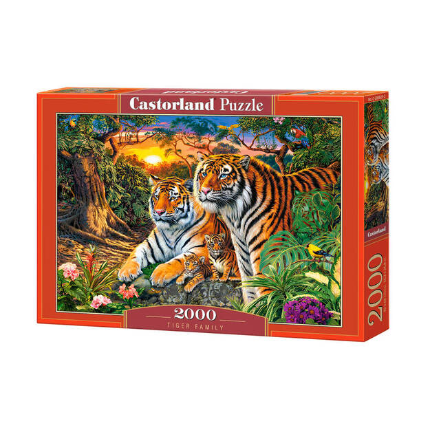 Castorland Tiger Family Puzzle, 2000 gabaliņu