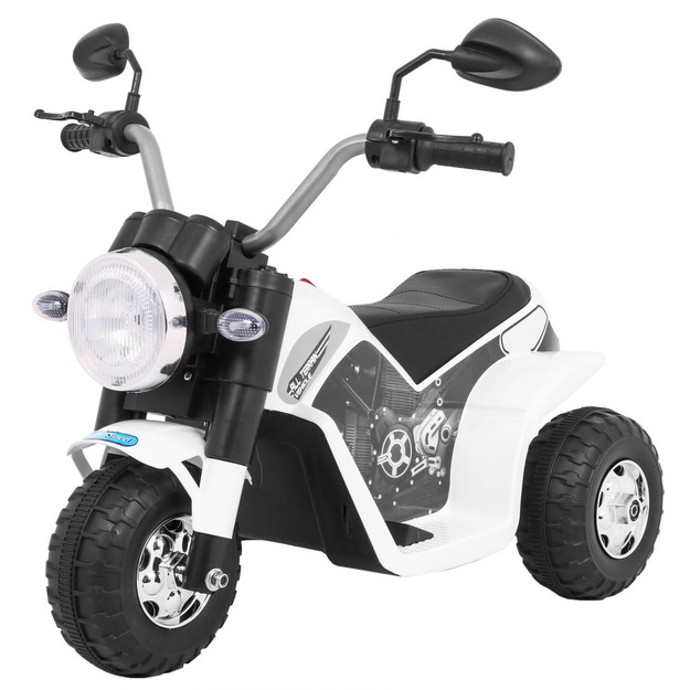 Elektriskais motocikls "MiniBike", balts 