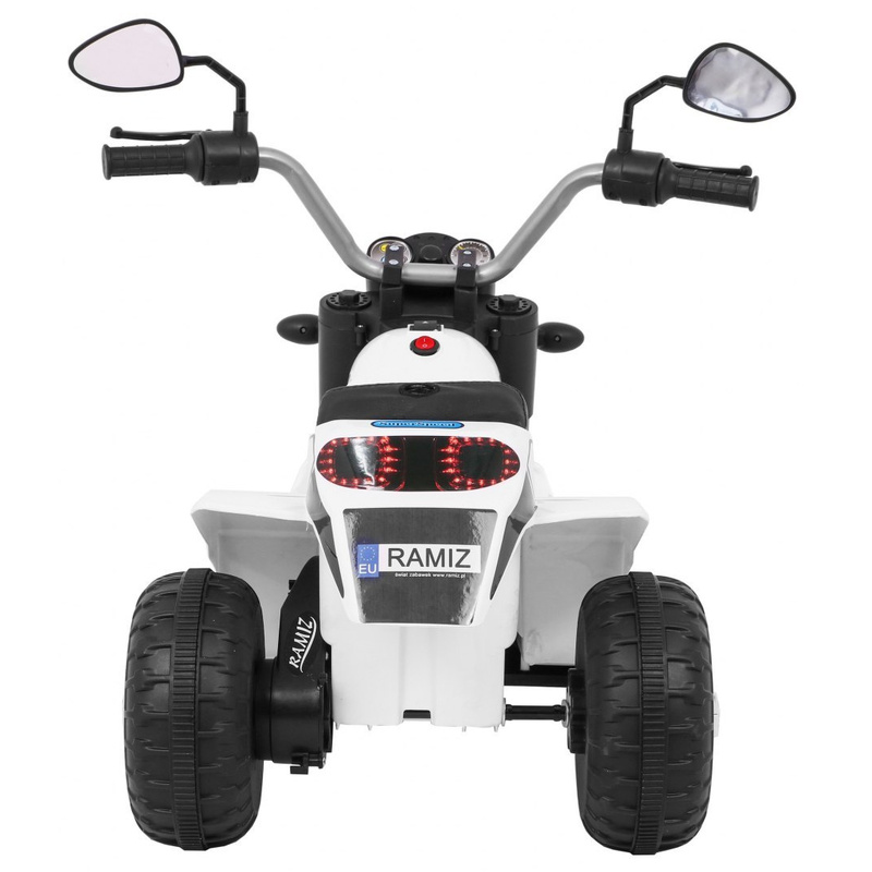 Elektriskais motocikls "MiniBike", balts 