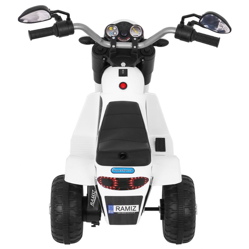 Elektriskais motocikls "MiniBike", balts 