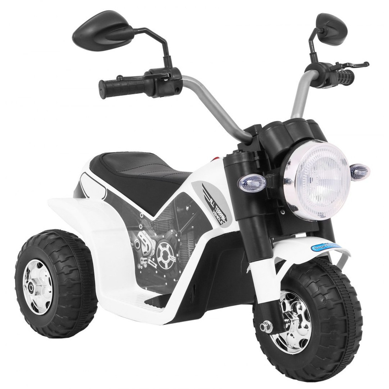 Elektriskais motocikls "MiniBike", balts 