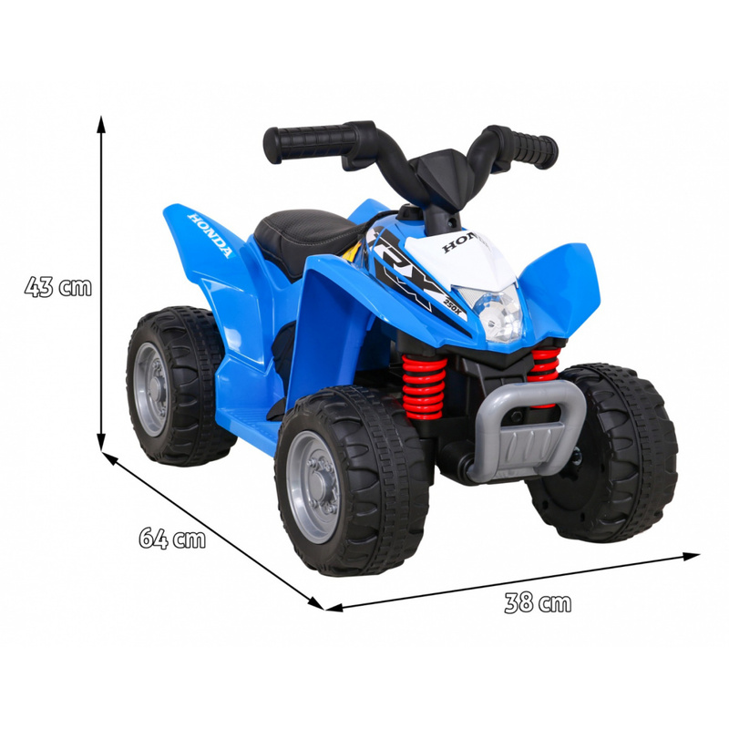 Bērnu kvadricikls Quad Honda 250X TRX, zils