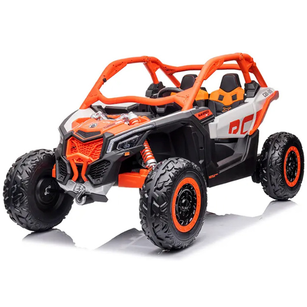 2os Buggy Can-am Maverick elektriskais SUV, oranžs