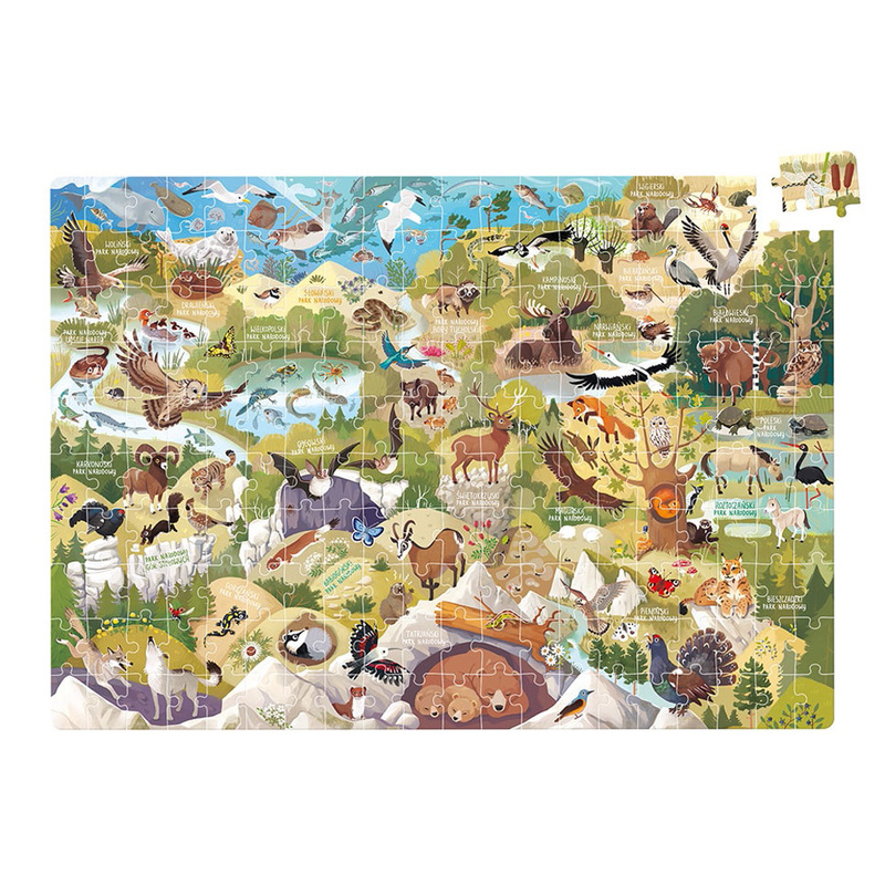 Nacionālie parki Puzzle, 200 gabaliņi