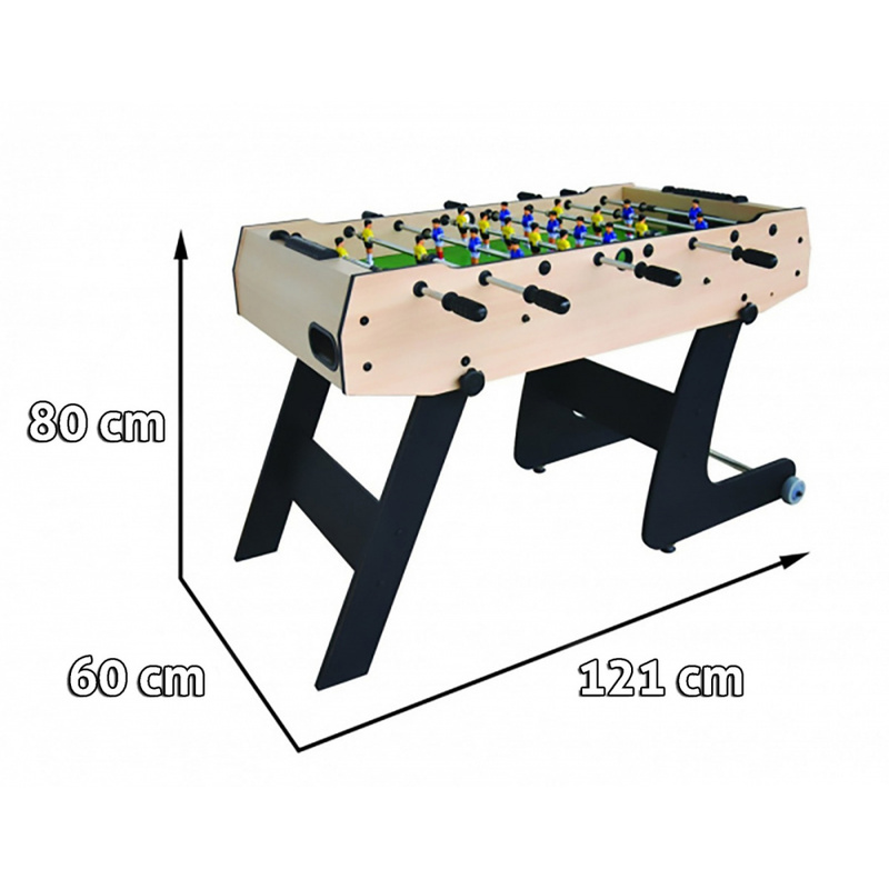 Galda futbola spēle 121x60x80 cm.
