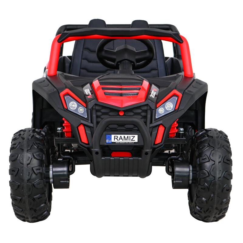 Viena elektriskā automašīna Buggy UTV 2000M Racing, sarkana