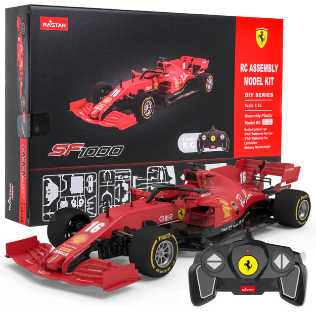 Ferrari SF1000 tālvadības pults, 1:16, sarkans