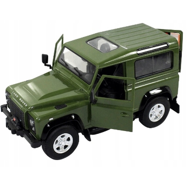 RASTAR R/C Land Rover Defender 1:14 SUV, zaļš