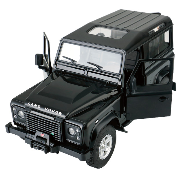 RASTAR R/C Land Rover Defender 1:14 SUV, melns