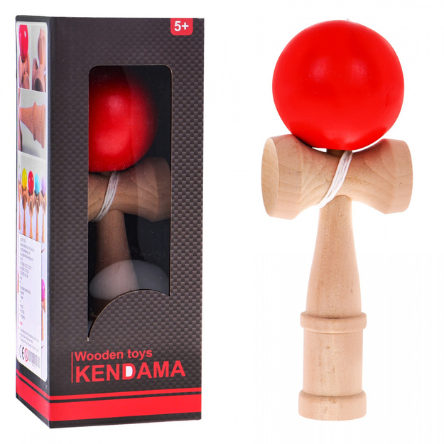 Kendama spēle, sarkana