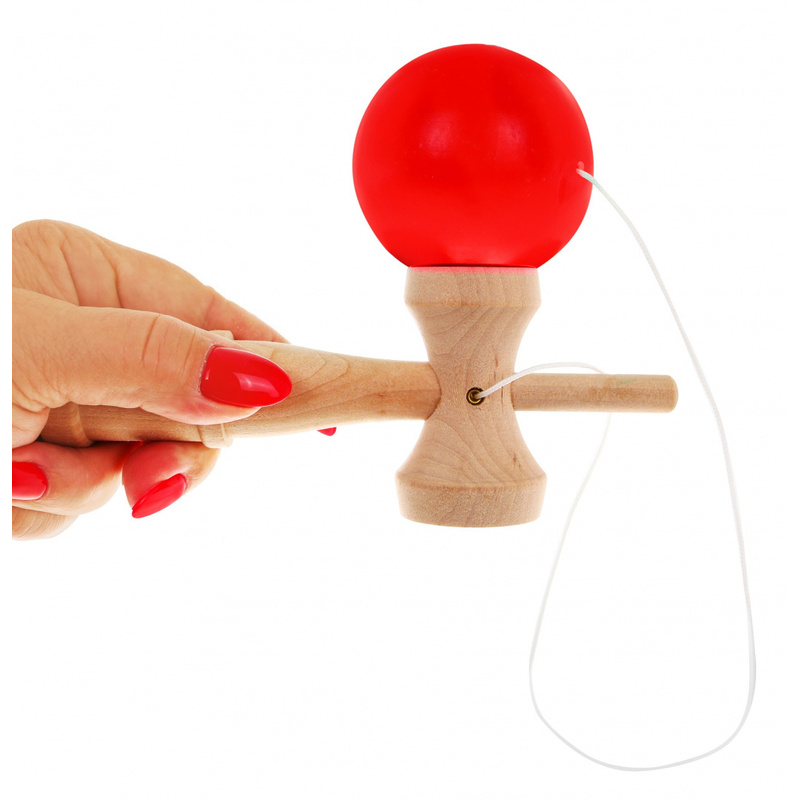 Kendama spēle, sarkana