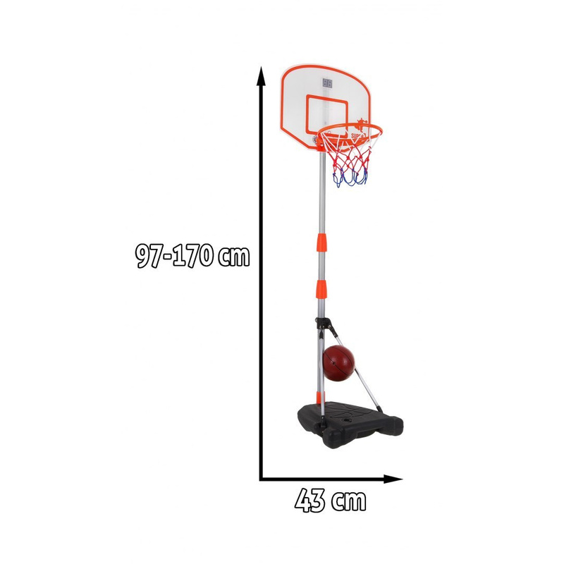 Basketbola komplekts, 97-170 cm