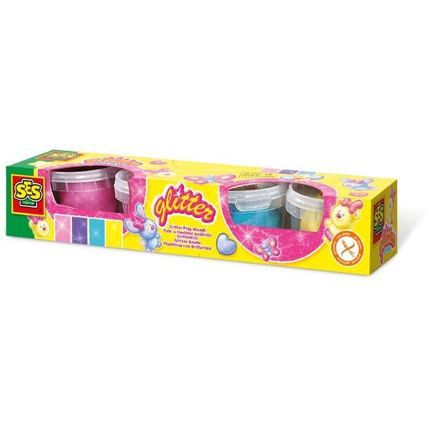 Plastilīna komplekts ar spīdumiem - Play Dough